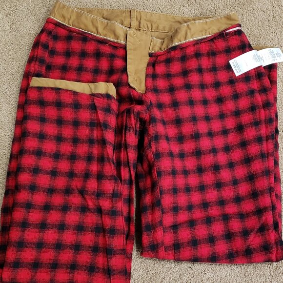 Eddie Bauer Petite Flannel-Lined Boyfriend Fit Pant - Picture 6 of 7